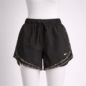 Nike Women's Black and White Trim Athletic Shorts